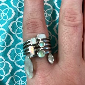 Kendra Scott Phoebe ring set - Size 8